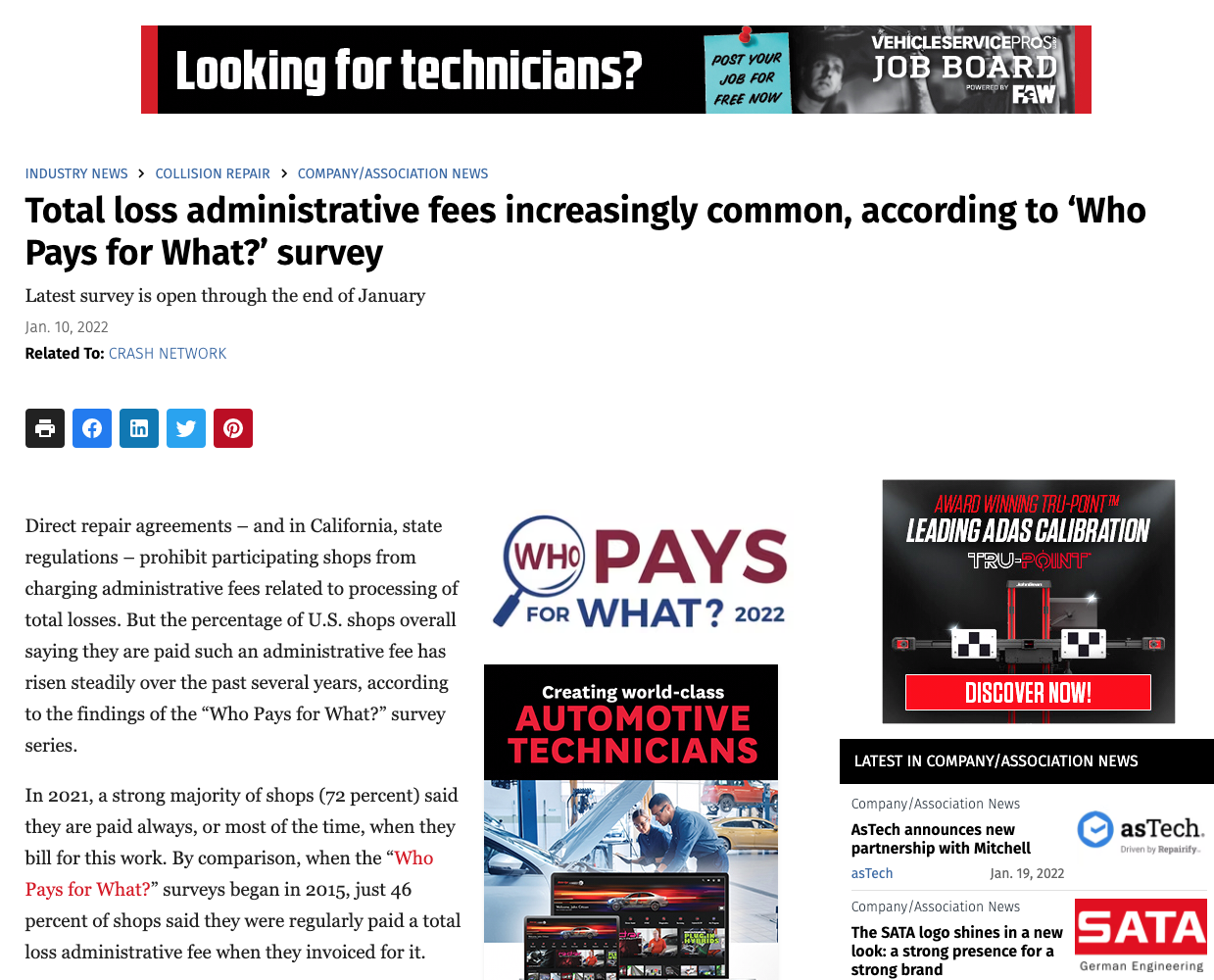 Who Pays for What?’ survey